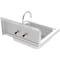 Koolmore NSF Stainless Steel Commercial Hand Sink with Goosneck Faucet 17" x 15" -Wall Mount Hand Wash Sink SH17-4GNF - alternate 8